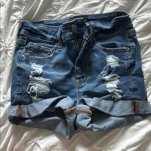 Aeropostale Denim Distressed Women's Shorts